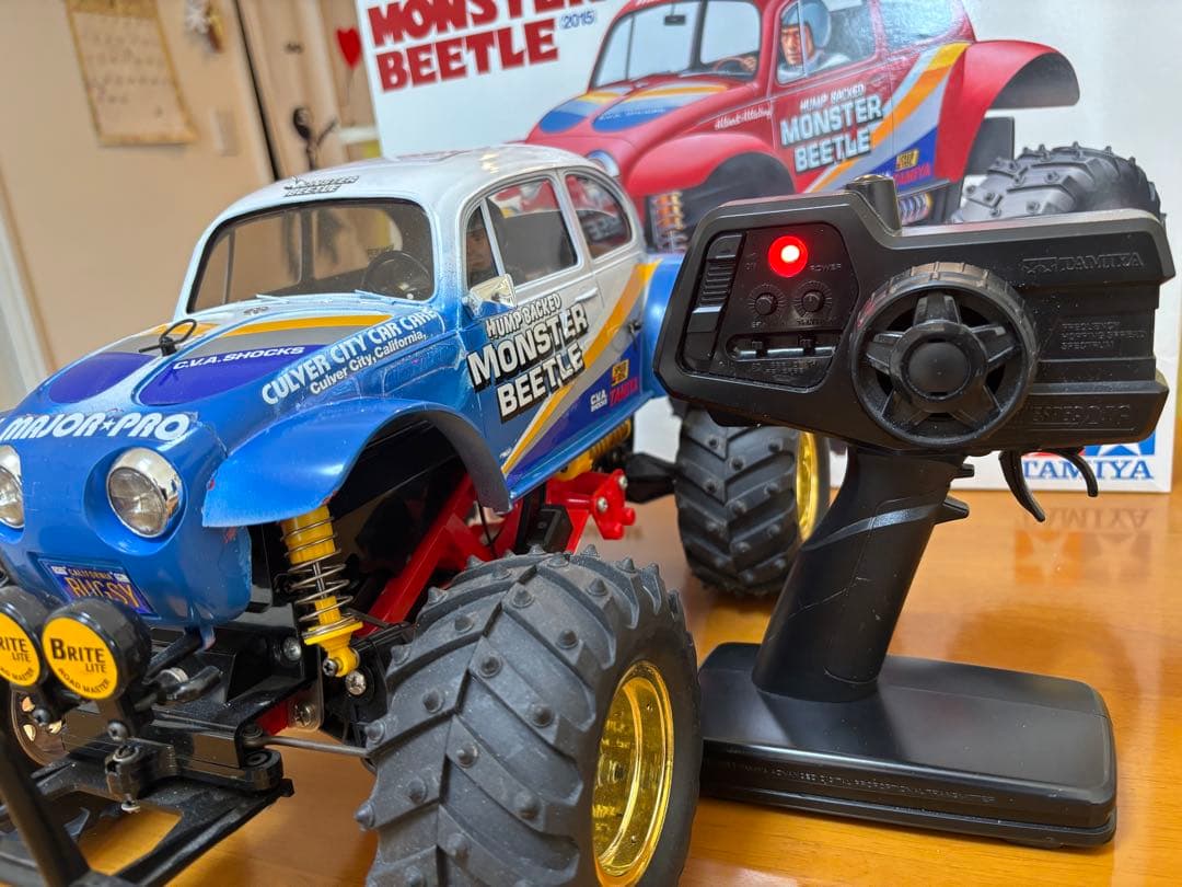 送料込み‼️タミヤ　モンスタービートル　未走行　フルベア　フルセット