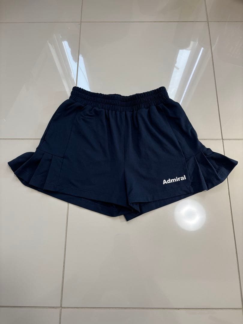 Admiral ネイビー ショートパンツ フリル付き　sサイズ