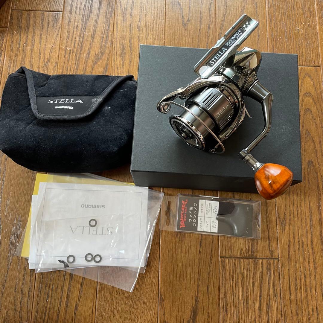 シマノ　22ステラ3000MHG ウッドノブ無し