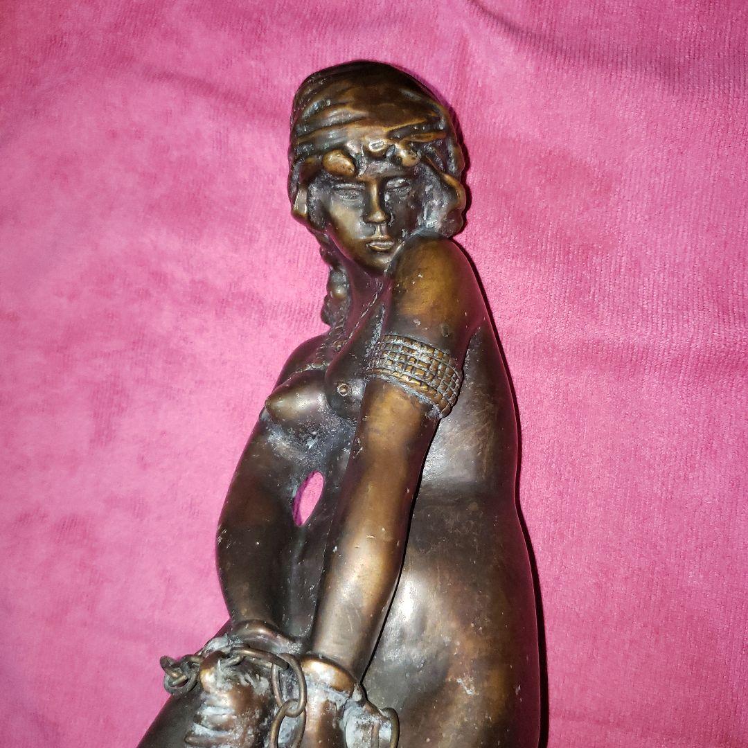 Giacomo ginotti- slave奴隷。ブロンズ彫刻 美術品