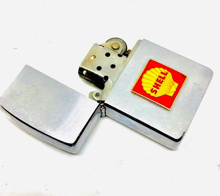 89年＊シエル＊ガソリン＊￼ビンテージ＊SHELL＊エナメル七宝製＊永久保存版