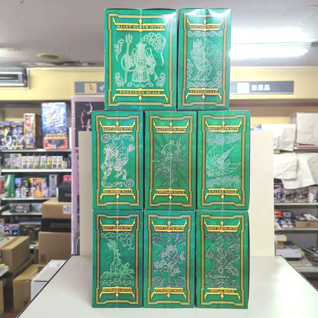 聖闘士星矢　聖闘士聖衣神話　海将軍　８体セット【新品未開封品】鱗衣　海闘士