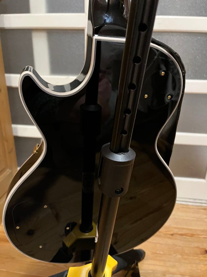 burny SRLC-55 レスポールカスタムタイプ　ブラック【値下げしました】