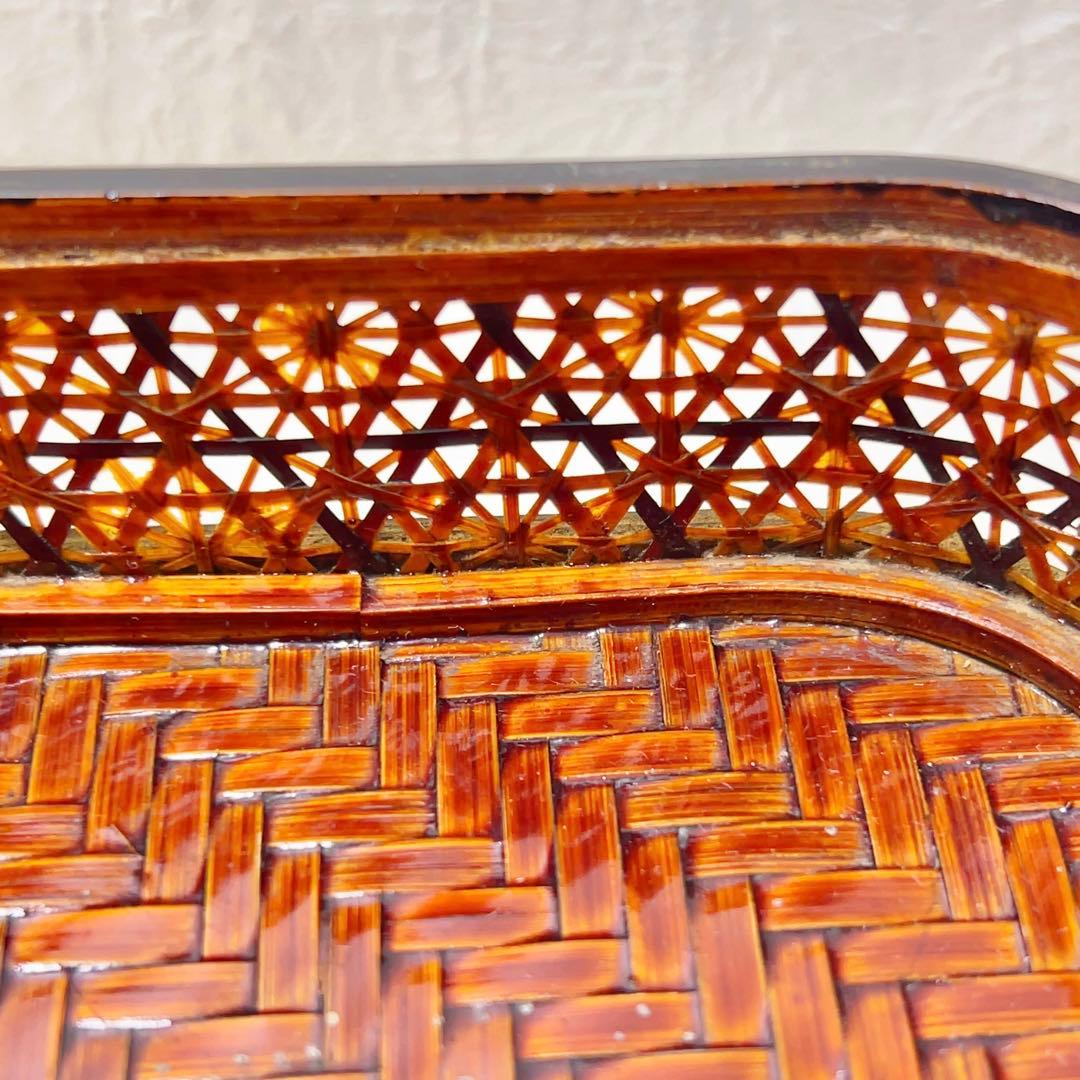 希少古物 駿河竹千筋細工 タイプ２