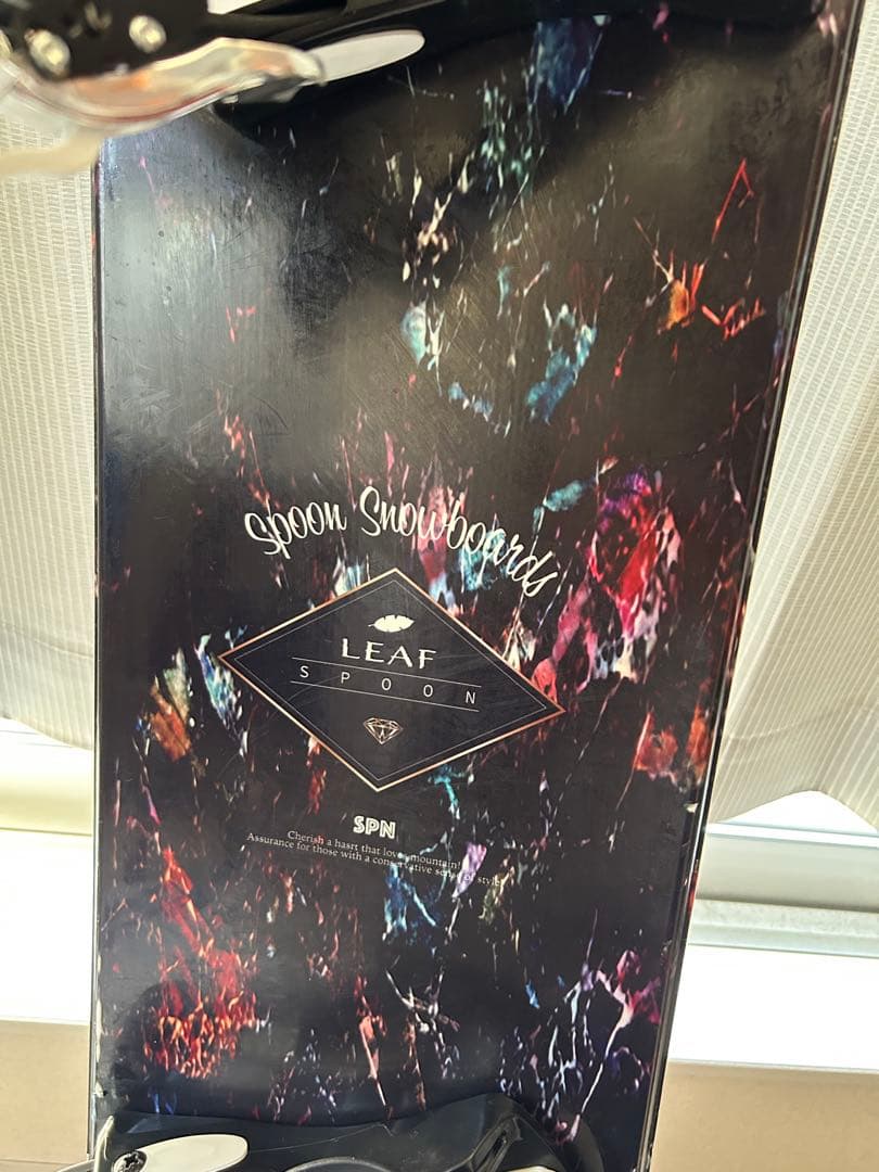 SPACOO LEAF スノーボード バインディング付き