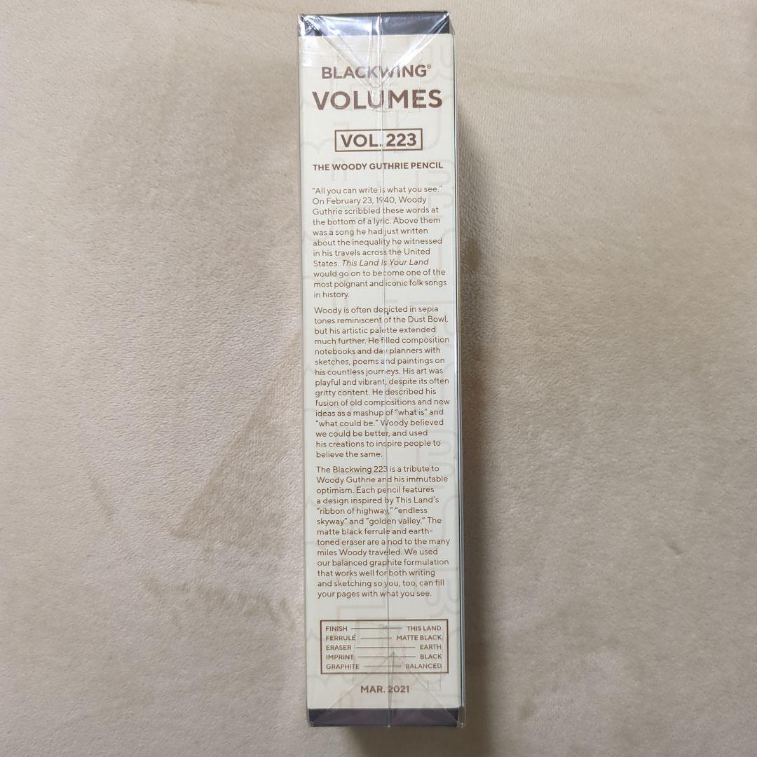 BLACKWING VOL.223 鉛筆 12本入り 未開封