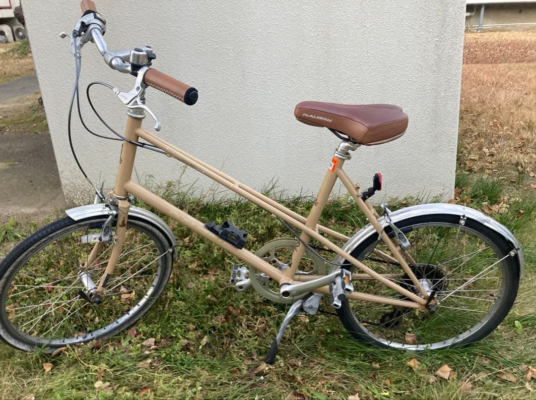 自転車　ラレー raleigh ミニベロ　モカブラウン　　大阪