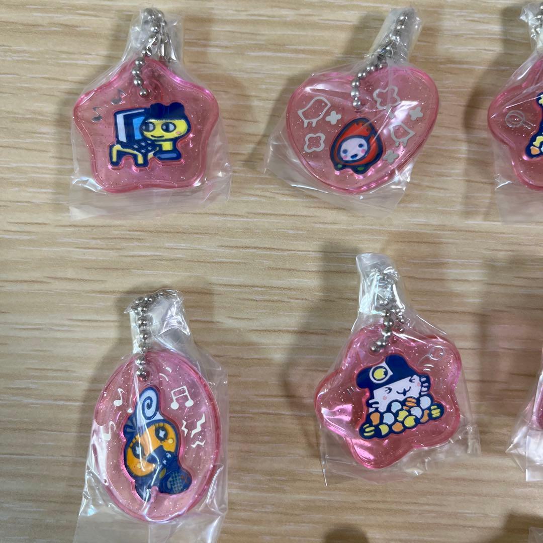 たまごっち　ガチャ　ラメシャラキーチェーン 12個セット　新品　当時物