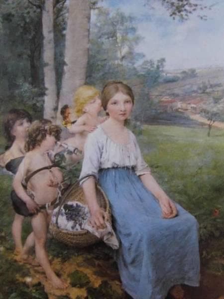 バスティアン＝ルパージュ・ジュール、春の歌、希少な画集より