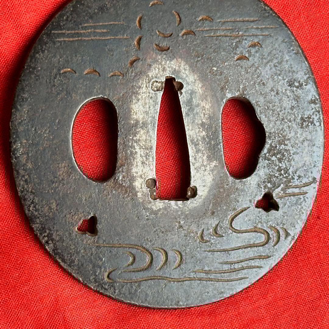 日本刀装具　立田川　無銘　江戸中期