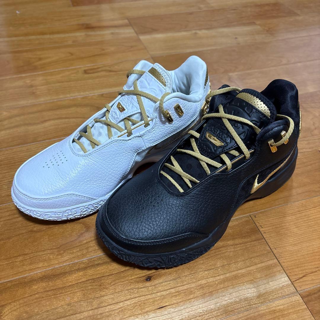 NIKE zoom LeBron バスケットボールシューズ ホワイト/ブラック