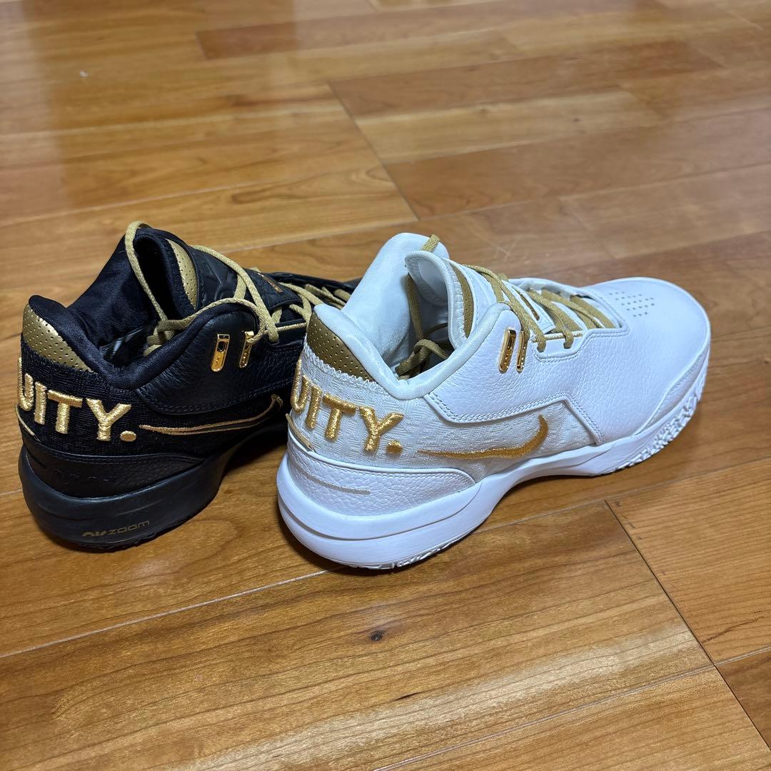 NIKE zoom LeBron バスケットボールシューズ ホワイト/ブラック