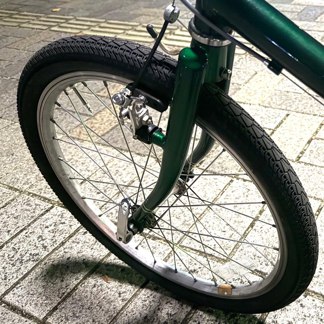 最終価格【美品】ブルーノ BRUNO ミニベロ グリーン460