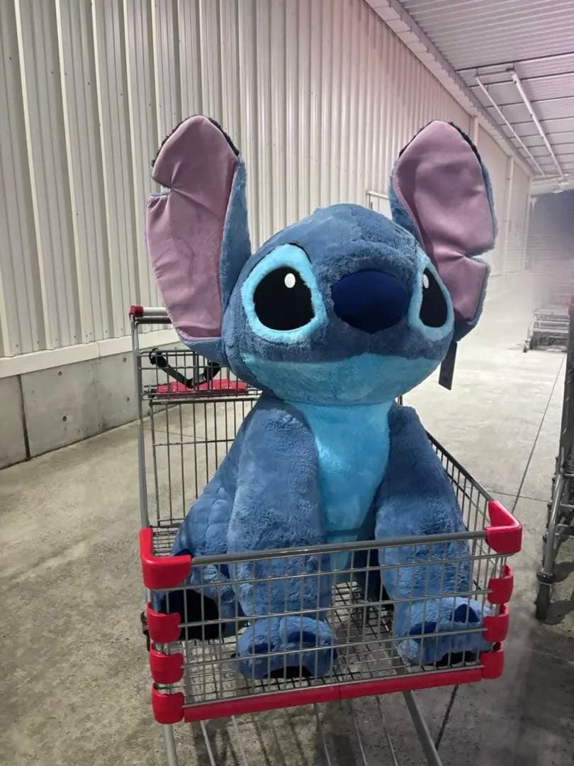 特大スティッチぬいぐるみ 全長(座高)約100cm