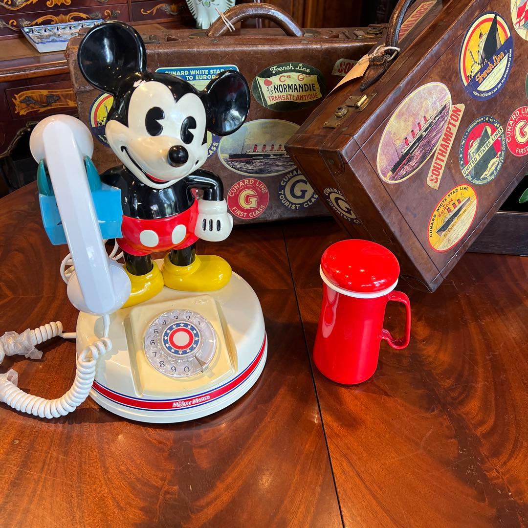tomomiヴィンテージDisney ディズニー　ミッキーマウス　電話機