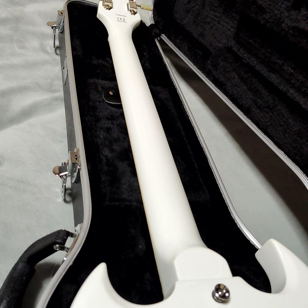 新品未使用 BLITZ BSG-STD ブリッツ エレキギター レスポール 白