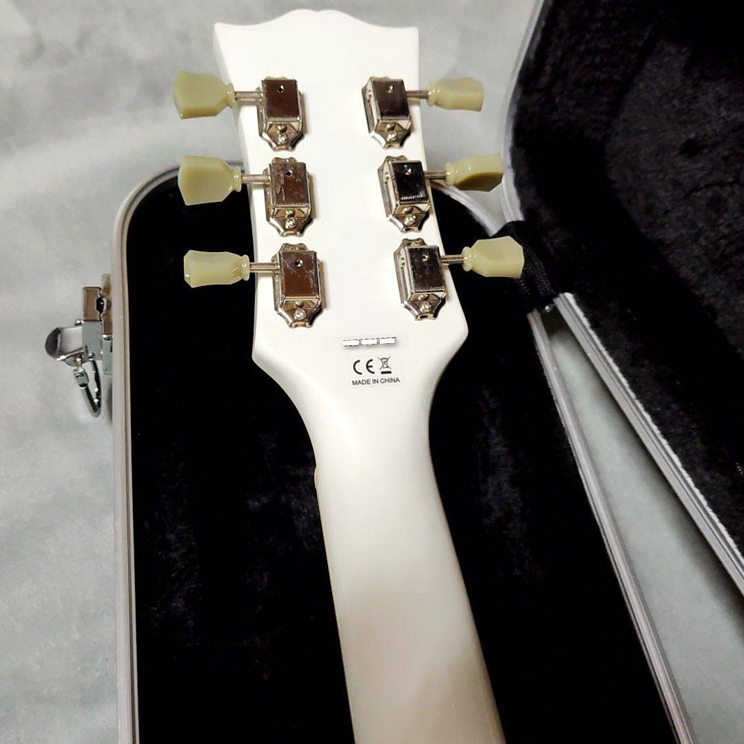 新品未使用 BLITZ BSG-STD ブリッツ エレキギター レスポール 白