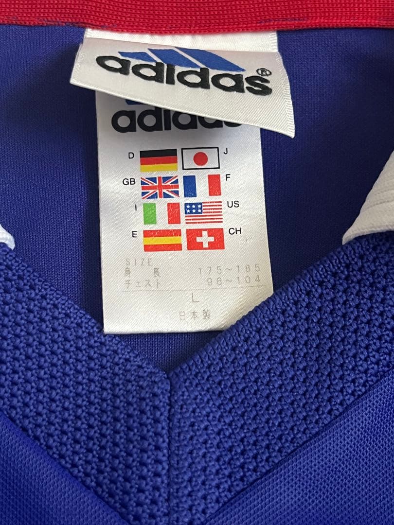 アディダス 日本代表 ユニフォーム 1999年〜2000年 澤登正朗 エスパルス