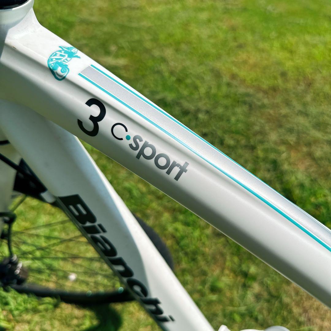 Bianchi　C:sport 3　クロスバイク　ホワイト　カメレオン3