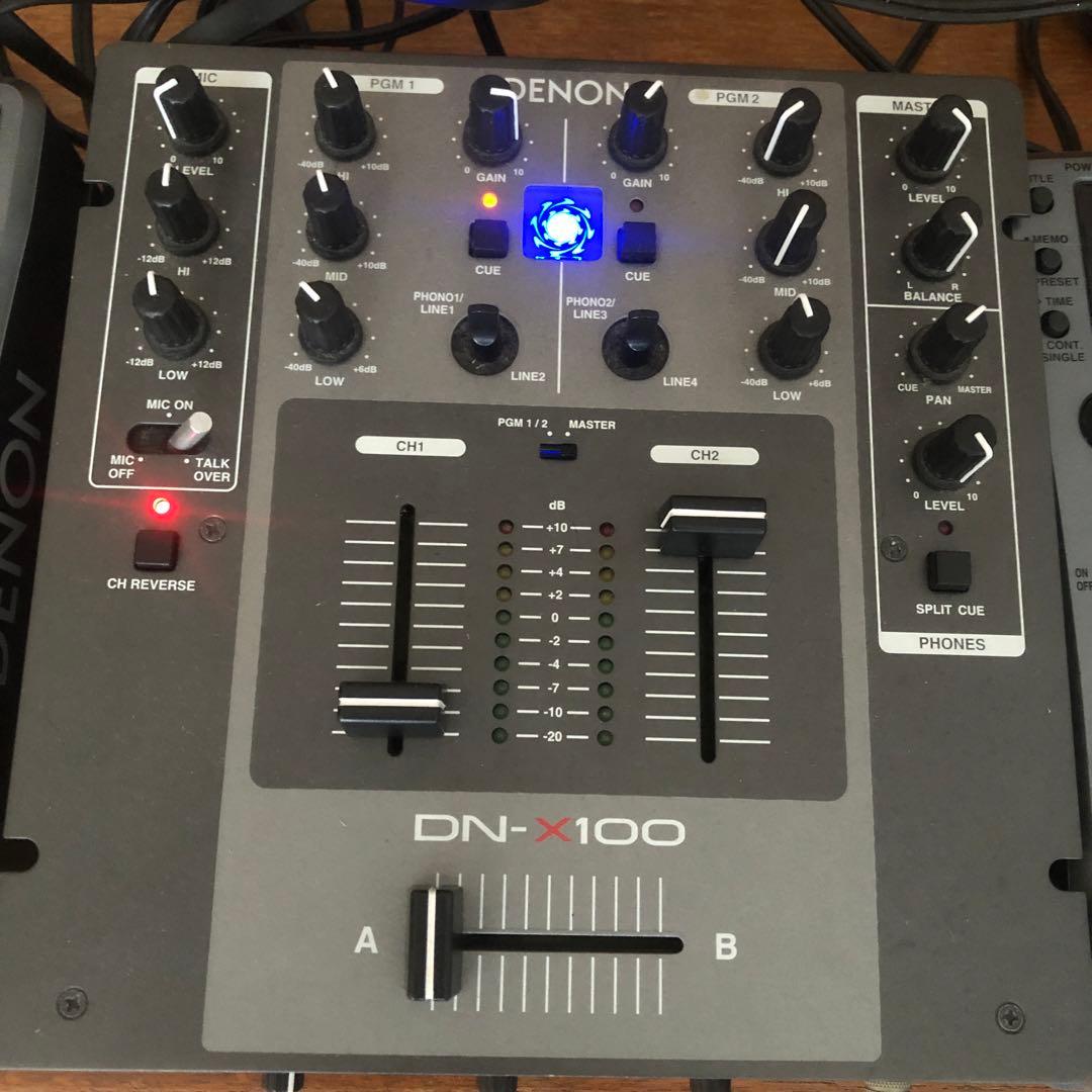 DENON DNーS1000 DN-X100 シングルCDプレーヤーDJミキサー