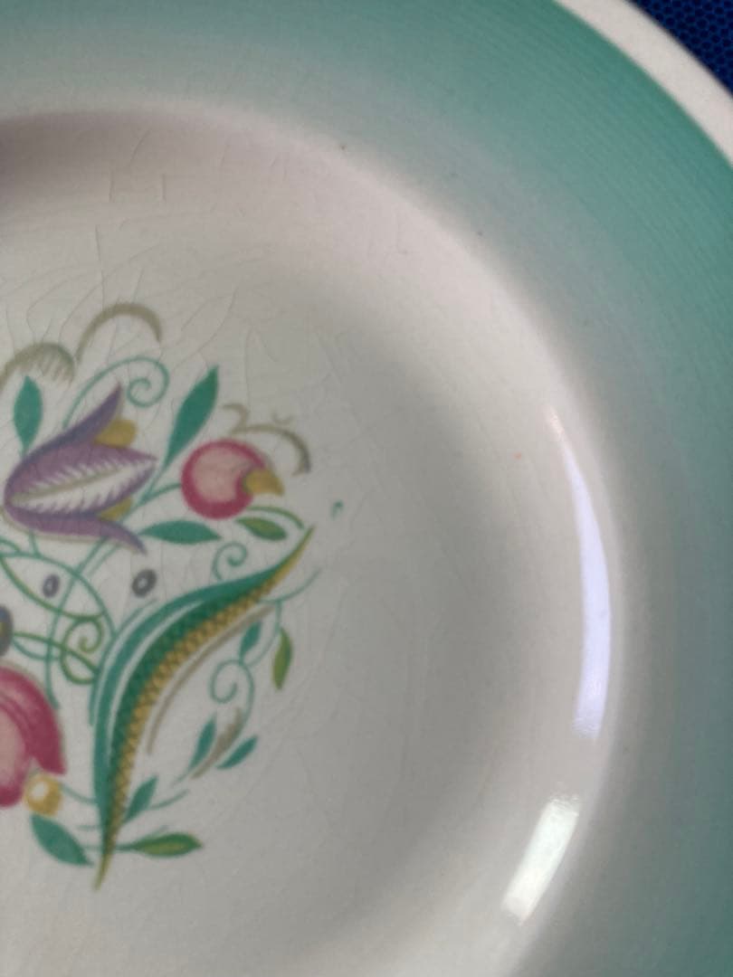 Susie Cooper スージークーパー　ドレスデンスプレイ　プレート　2枚