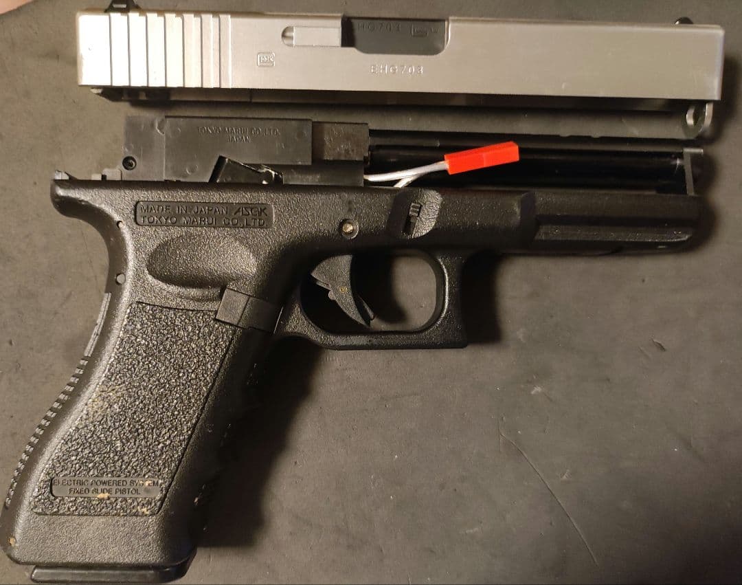 東京マルイ 電動ハンドガン G18C シルバースライド リポバッテリー仕様