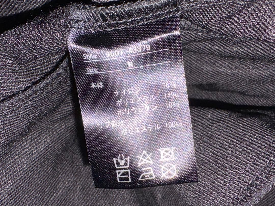 NEW STDダブルクロスストレッチプルオーバーサイズM美品黒SLDO エスルド