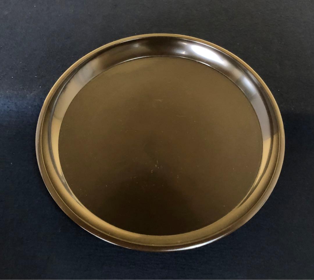 ❗️割引《R》茶道具 真塗 大円盆 木製漆器 元箱　251125え6