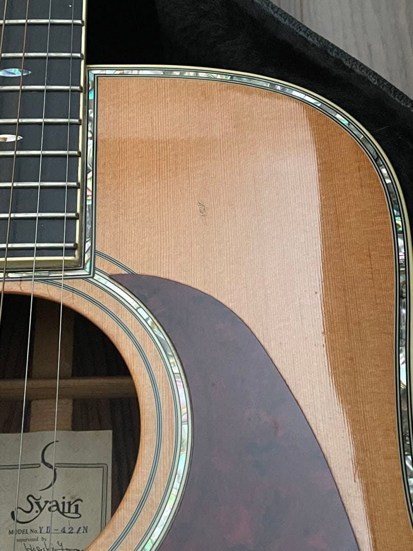 【タイムセール❗️】希少エボニー指板！総単板YD-42N＆FISHMAN PU付！