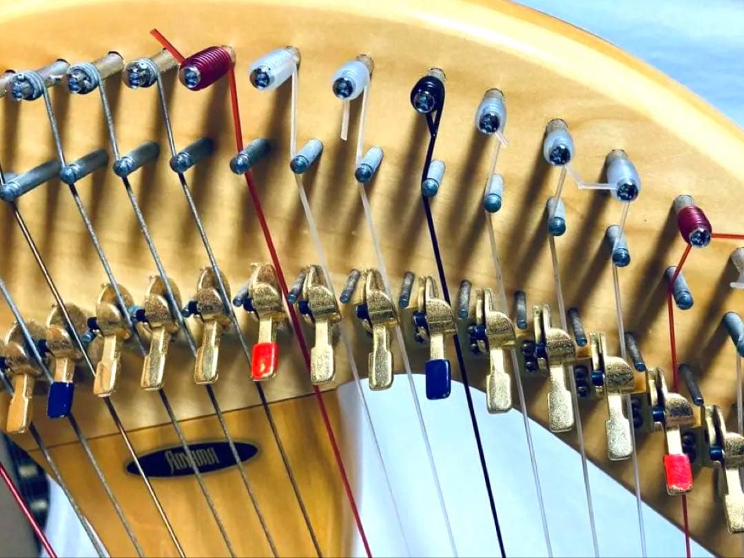 Aoyama Harp 130N 34弦 ハープ 青山ハープ 動作確認済み