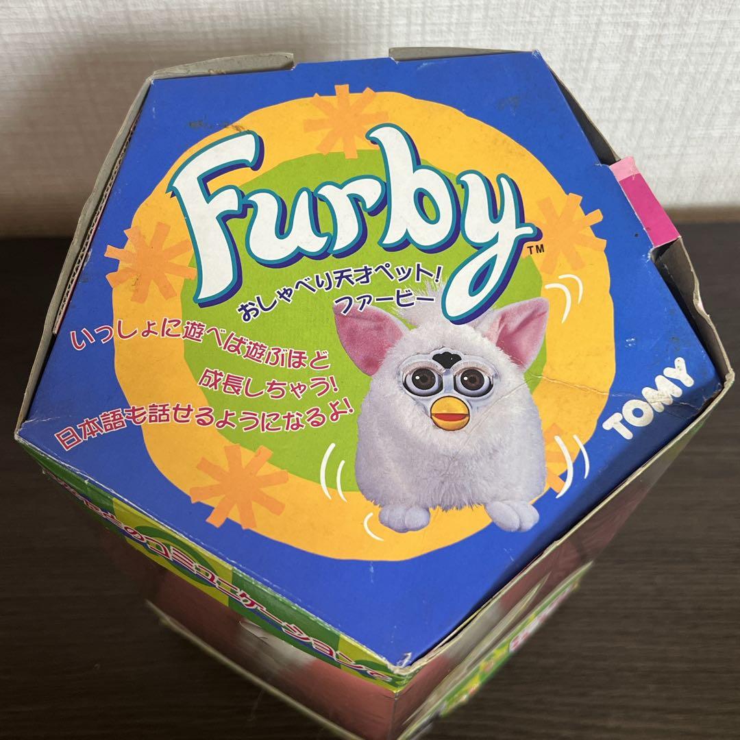 当時物　未使用品　TOMY ファービー グレー/イエロー　y2k