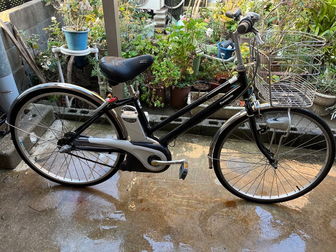 電動アシスト自転車 ブラック　Panasonic 関西限定　　配達可能。価格相談