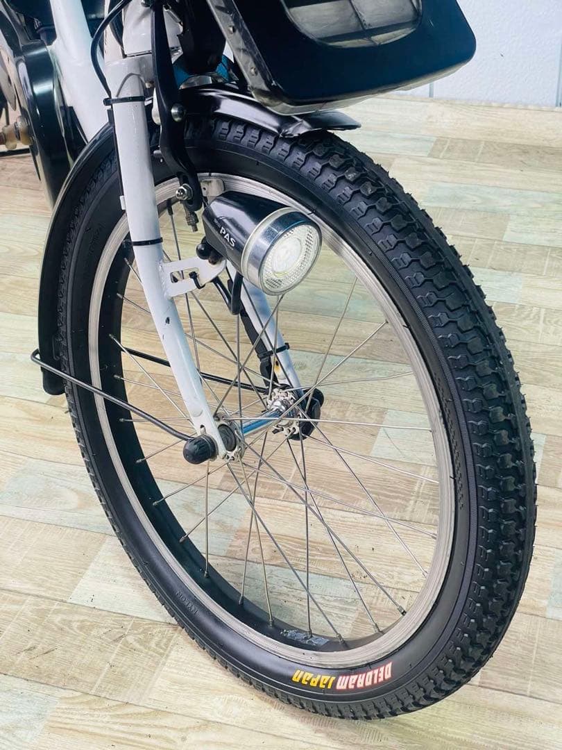 2997ヤマハ12.8アンペア3人乗り対応20インチ子供乗せ　電動アシスト自転車