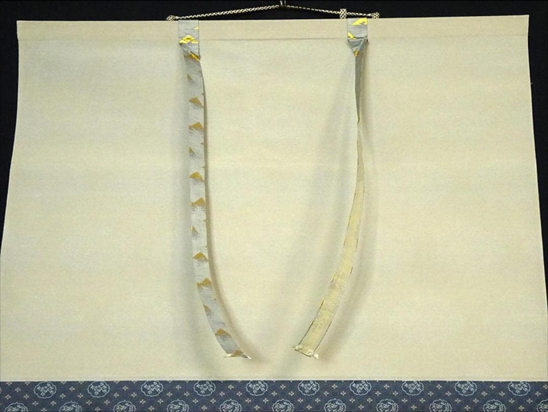 【真作】掛軸 藤田陽恪『冠唐詩 水墨山水図』紙本 共箱付 掛け軸 a102910