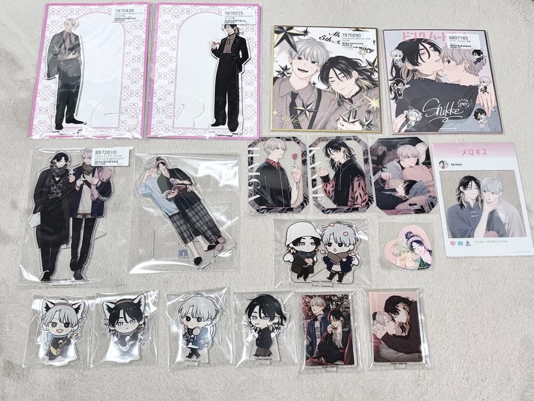 ピンクハートジャム アクリルスタンド クリアカード 色紙