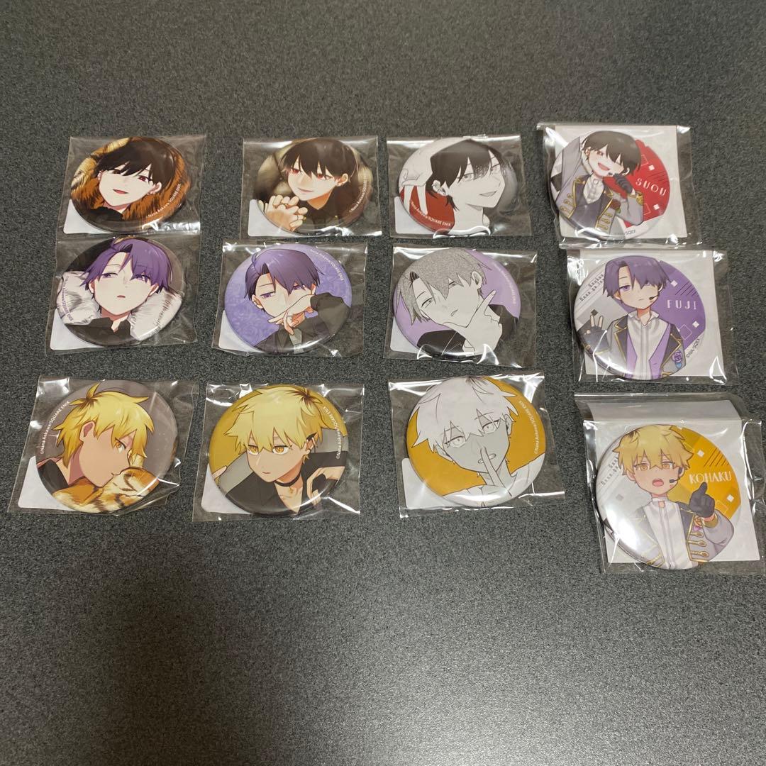 合コンに行ったら女がいなかった話　蘇芳　藤　琥珀　くじメイト　原作　缶バッジ