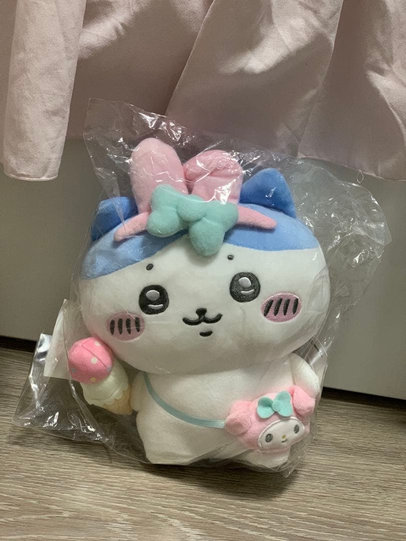 【正規品】ちいかわ サンリオコラボ★ハチワレ×マイメロぬいぐるみ