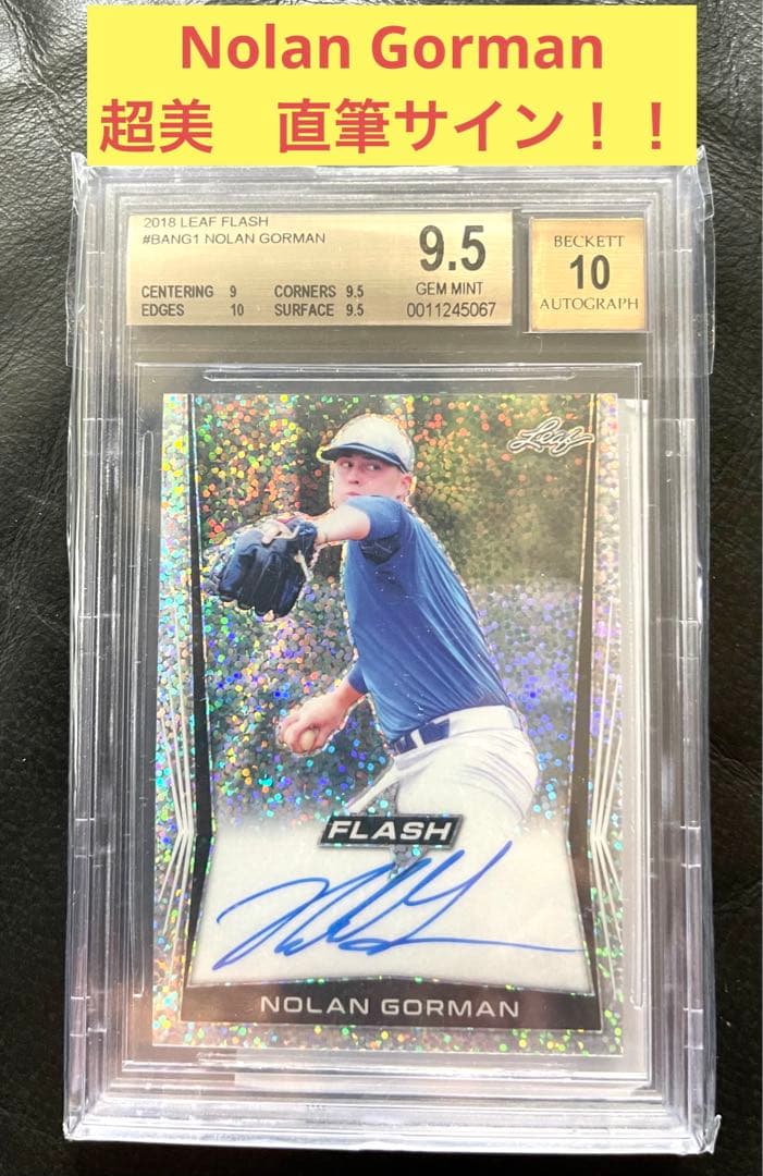Nolan Gorman 直筆サイン　ノーラン•ゴーマン　MLB auto