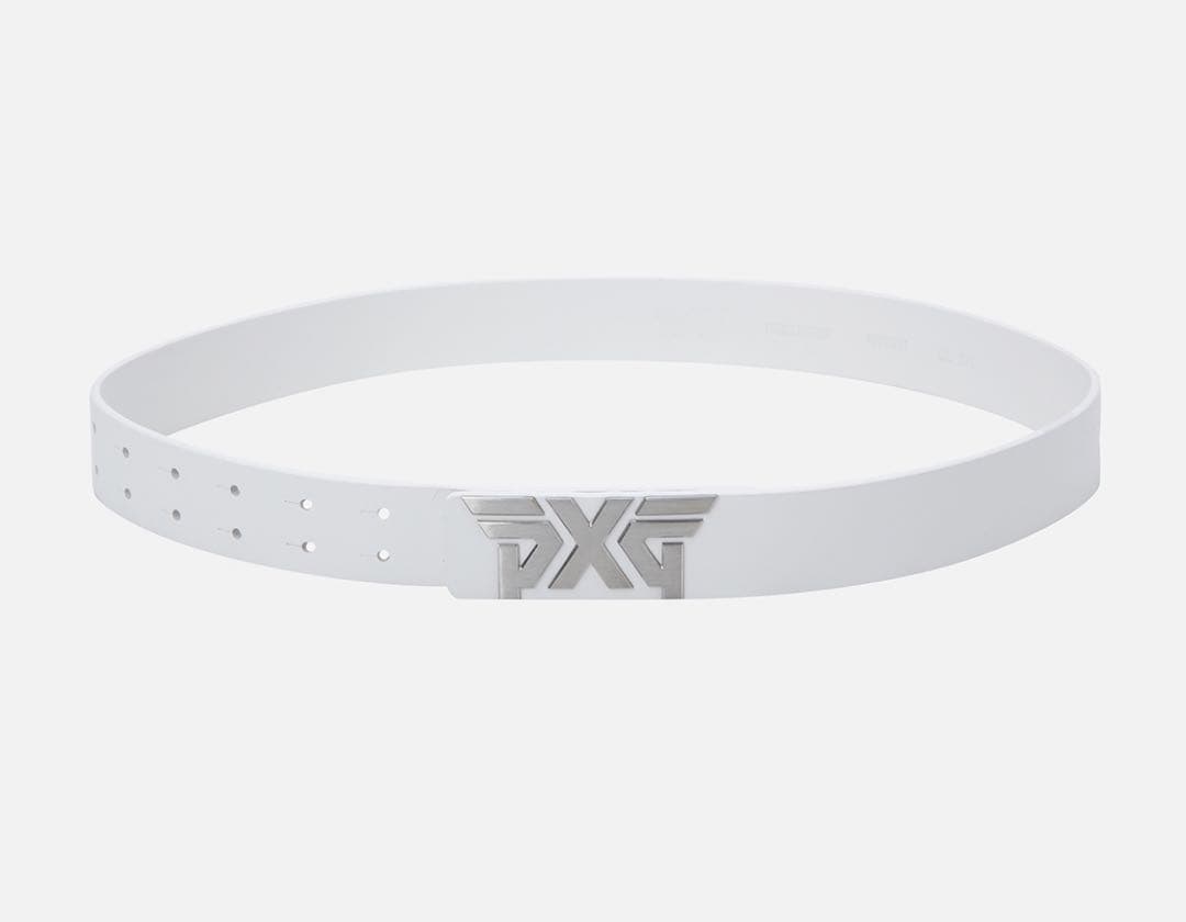 PXG SIGNATURE LOGO BELT WOMEN ホワイトS/M