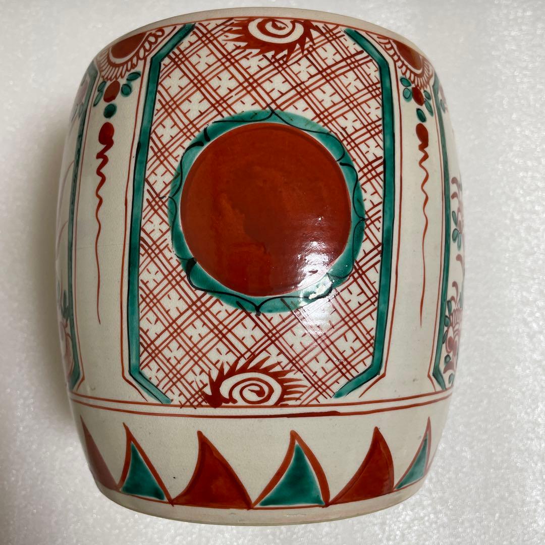 犬山焼　五代 尾関作十郎　水指