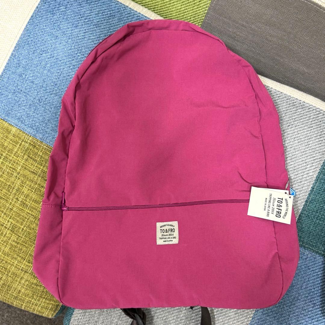 【新品】TO&FRO リュック/コンパクト/撥水/超軽量　定価17050円