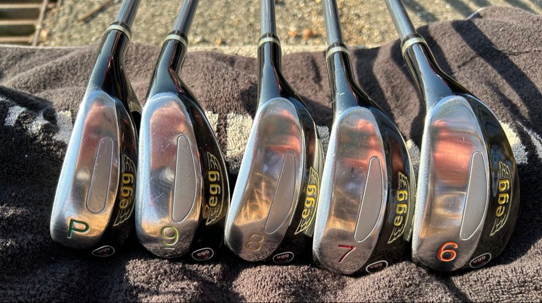 プロギアegg アイアンセット P, 6, 7, 8, 9 の５本セット