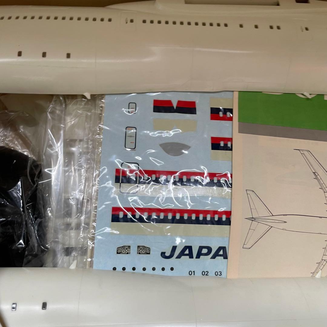 7635 童友社　1/100 ボーイング747ジャンボ　JAL 飛行機