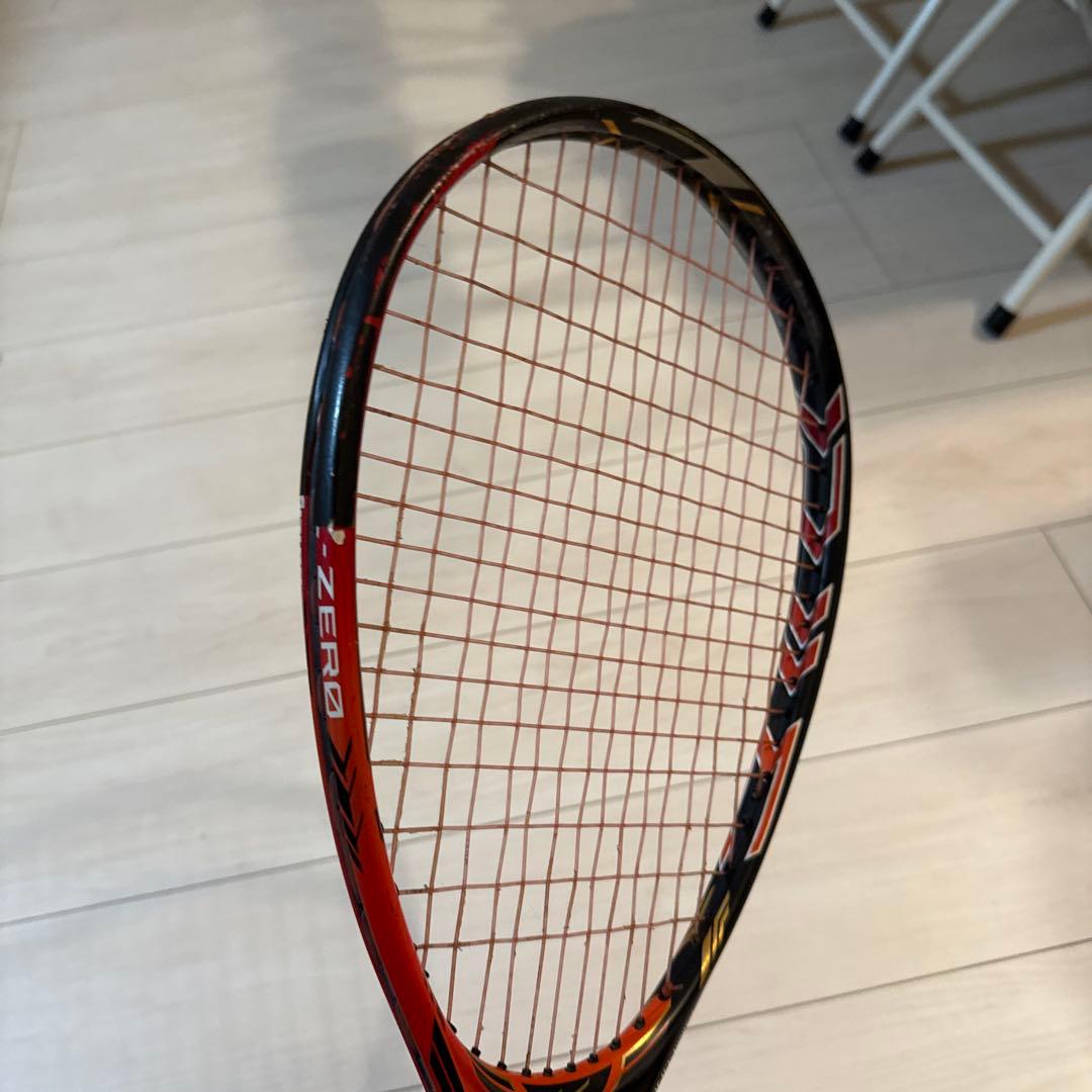 L-ZERO 軟式テニスラケット 赤/黒