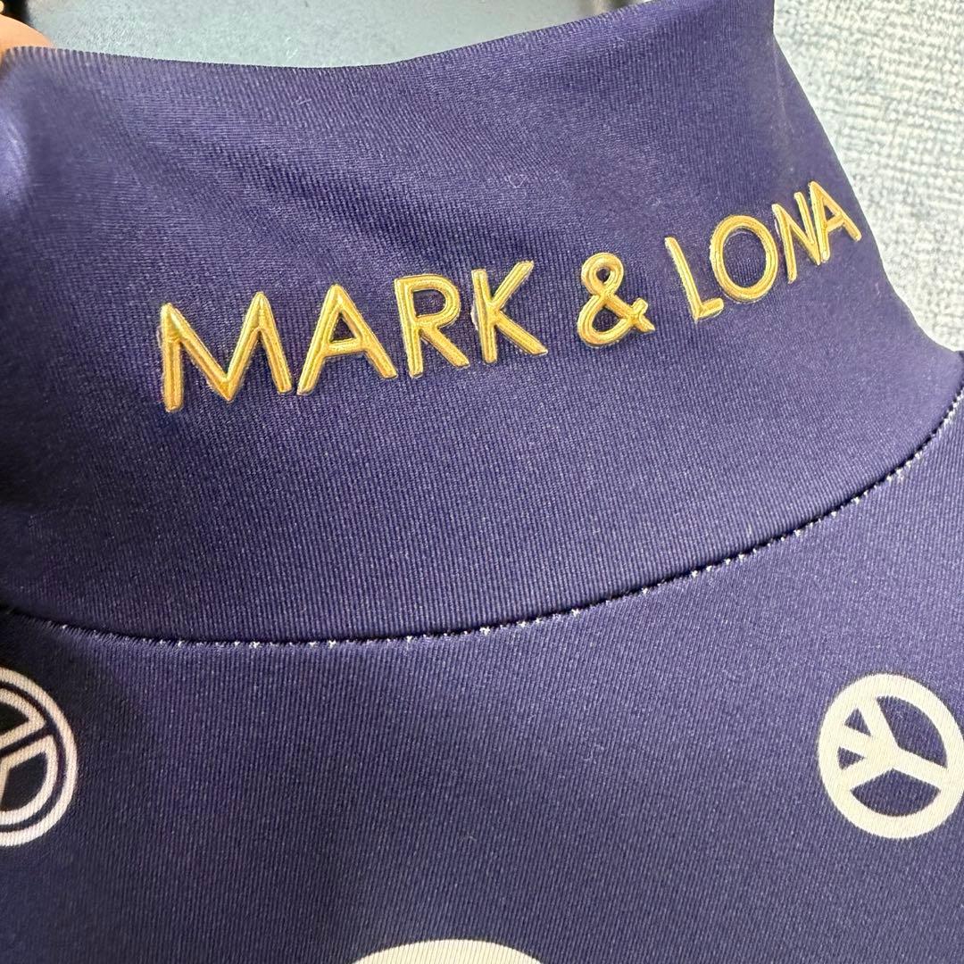 MARK&LONA タートルネック ゴルフシャツ スカル