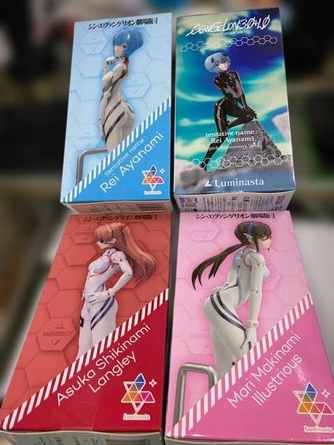 シン・エヴァンゲリオン劇場版 Luminasta フィギュア4体