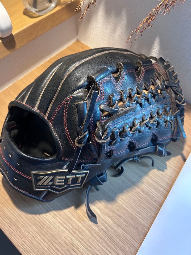 ZETT 硬式野球グローブ 黒 内野オールラウンド