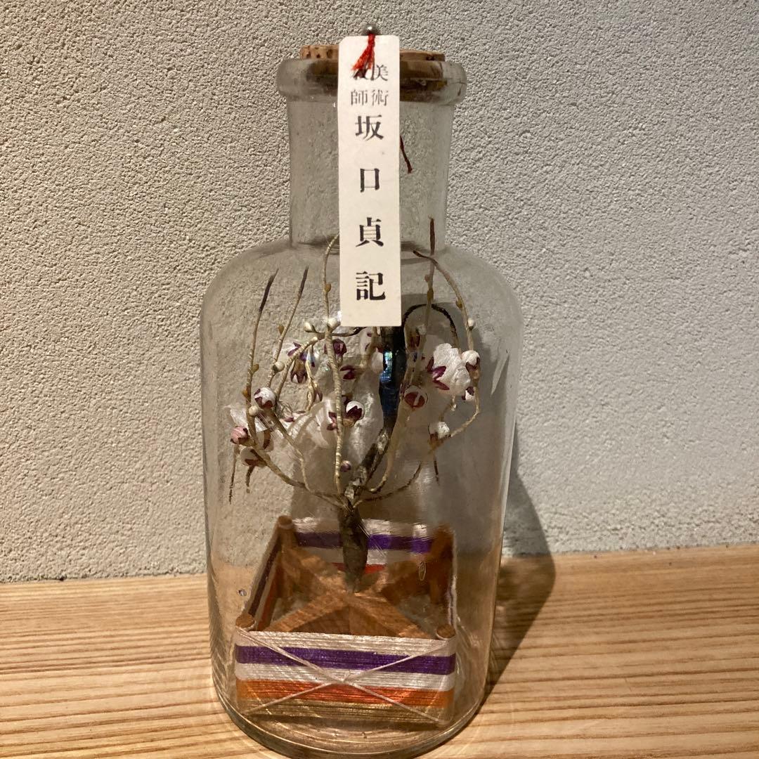 梅の木　瓶細工