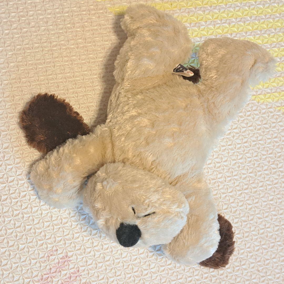 nao's staff shinada 犬 ぬいぐるみ クリーム色と茶色 シナダ