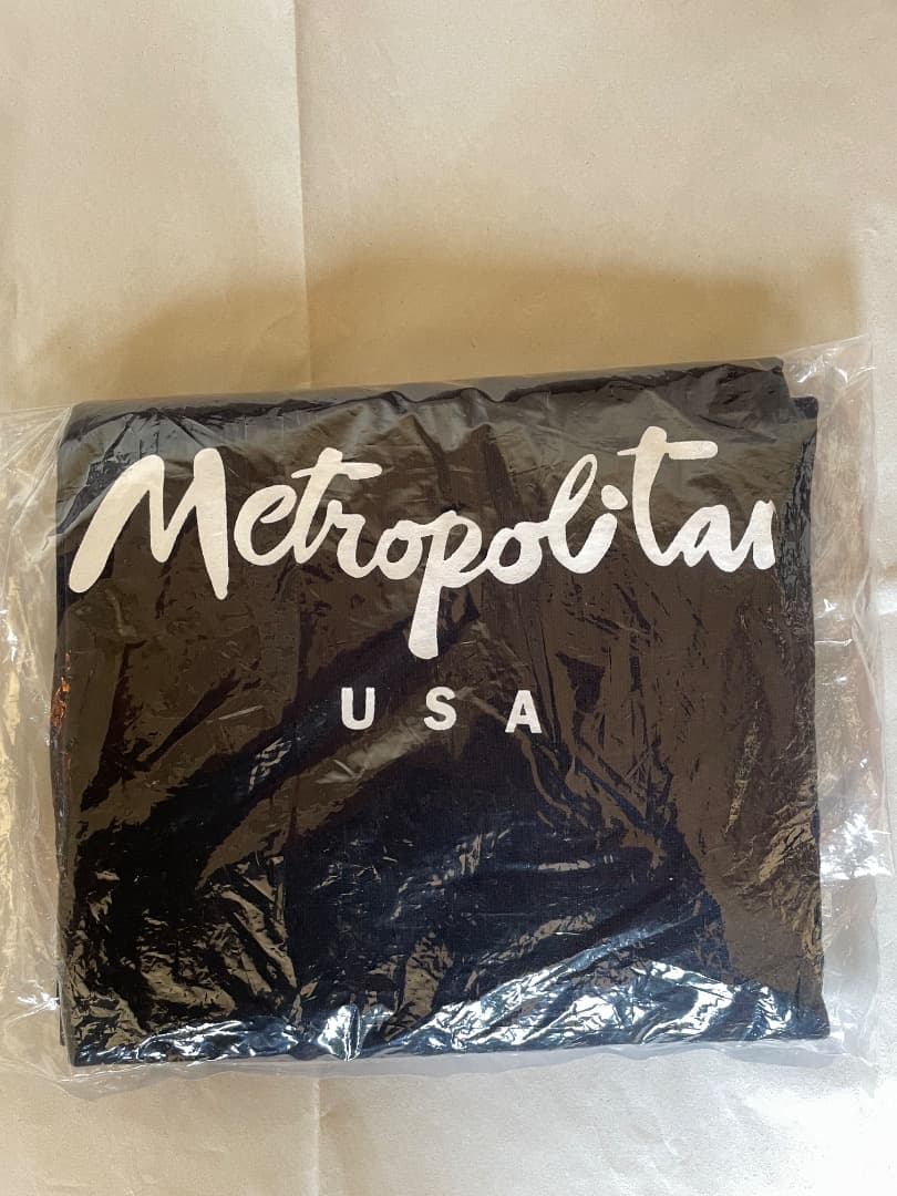 metropolitan USA classic logo XL 黒 新品未使用